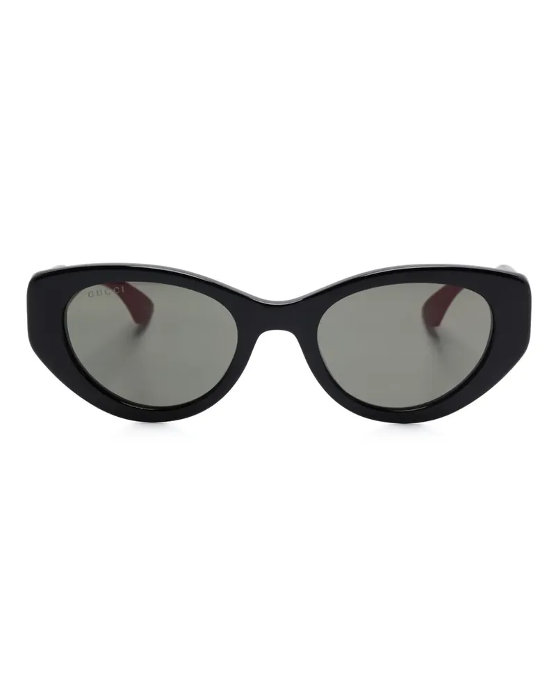 Gucci Sonnenbrille mit Cat-Eye-Gestell - Schwarz Schwarz