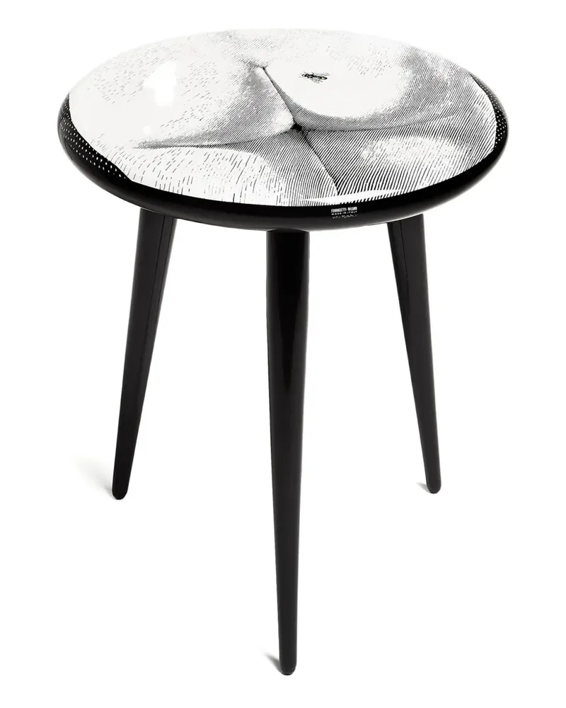 Fornasetti Be On My Back' Holzstuhl - Schwarz Schwarz