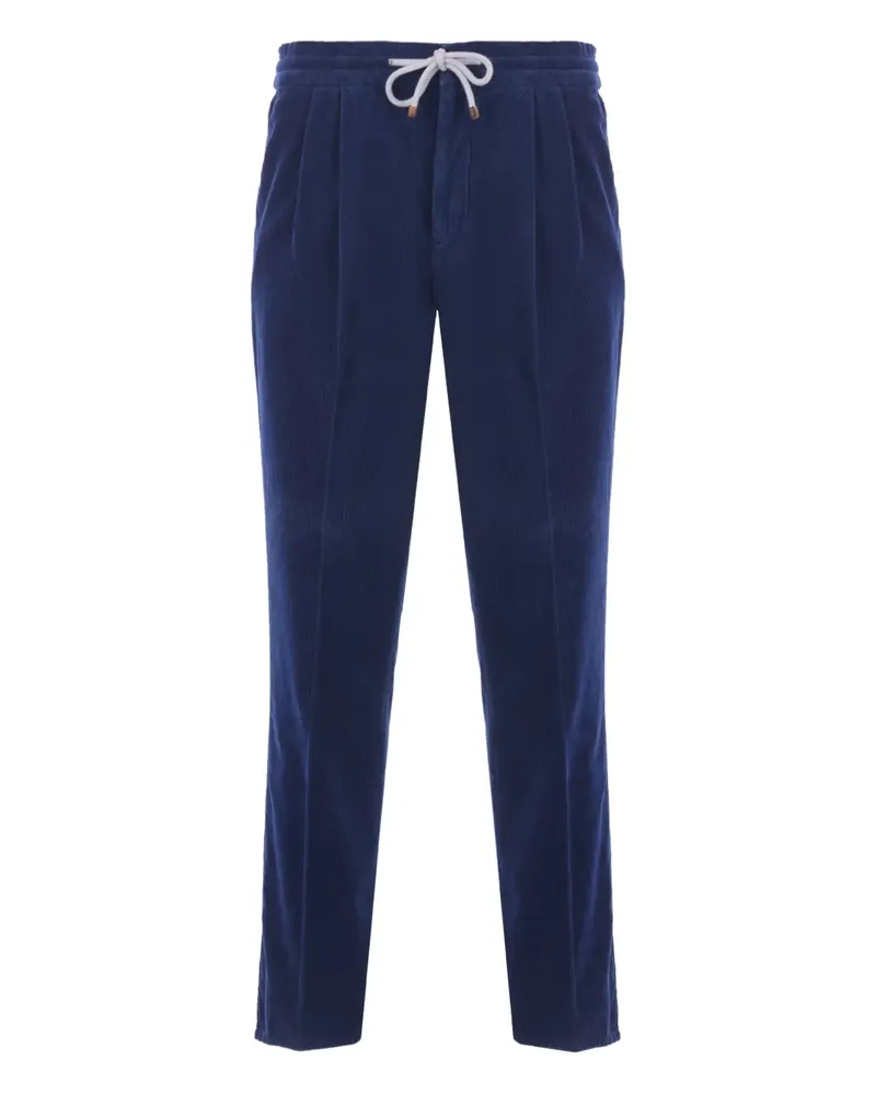 Brunello Cucinelli Cordhose mit Kordelzug - Blau Blau