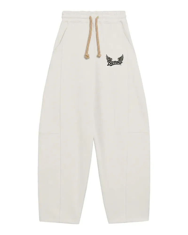 BARROW Jogginghose mit Logo-Print - Nude Nude