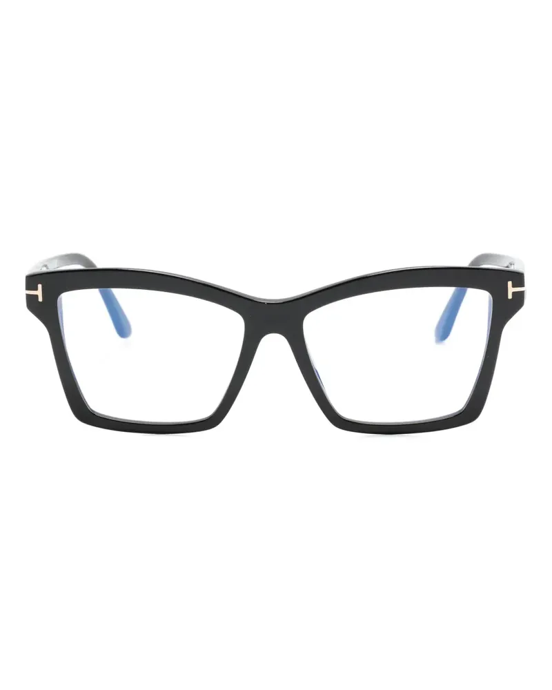 Tom Ford Eckige Brille - Schwarz Schwarz