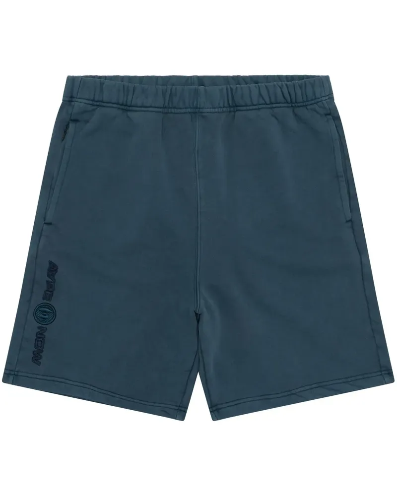 BAPE Joggingshorts mit Logo-Stickerei - Blau Blau