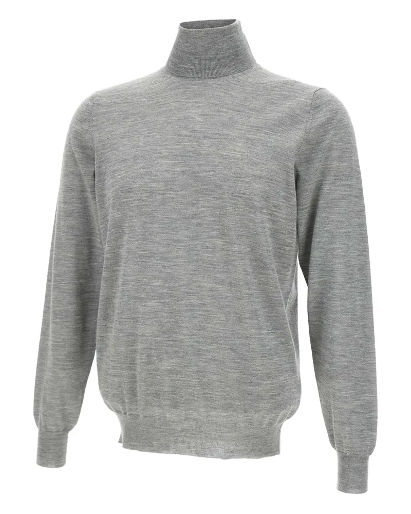Filippo de Laurentiis Pullover mit Stehkragen - Grau Grau