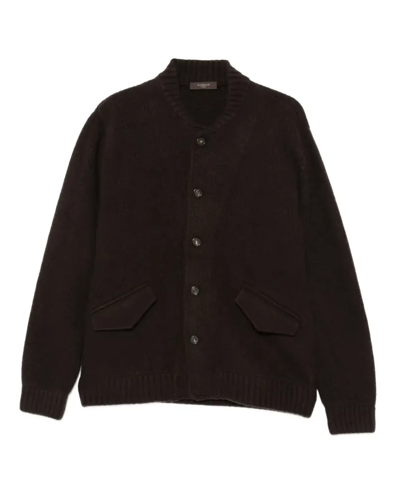 Zanone Gerippter Cardigan - Braun Braun