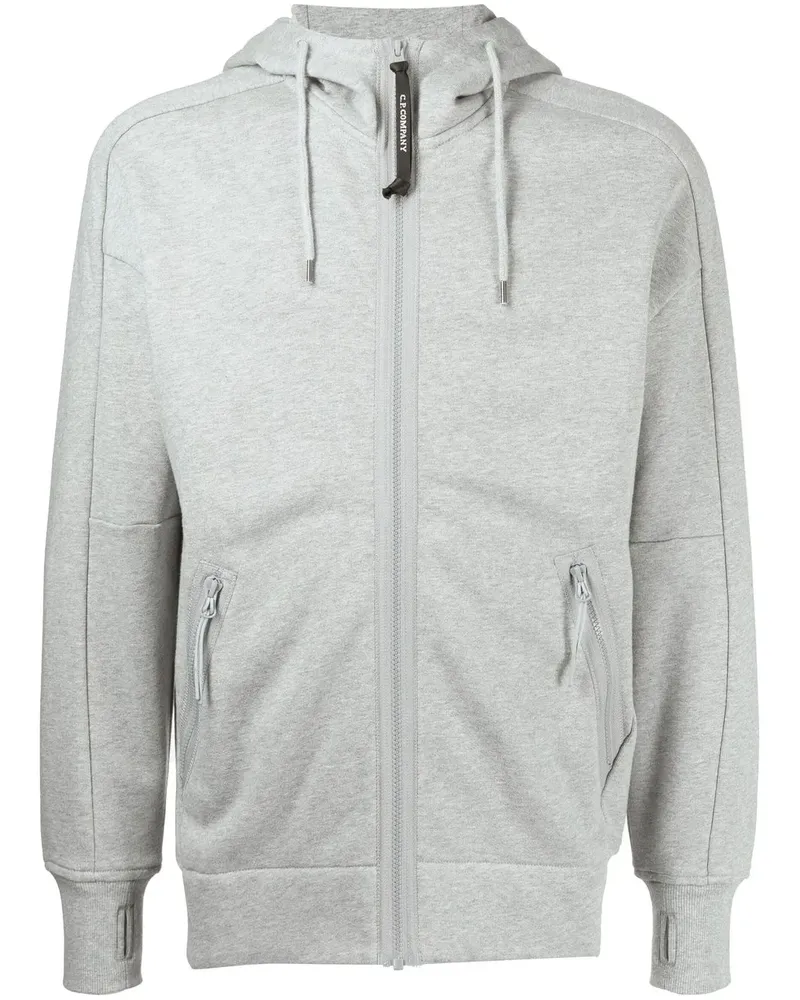 C.P. Company Kapuzenjacke mit Goggle-Detail - Grau Grau