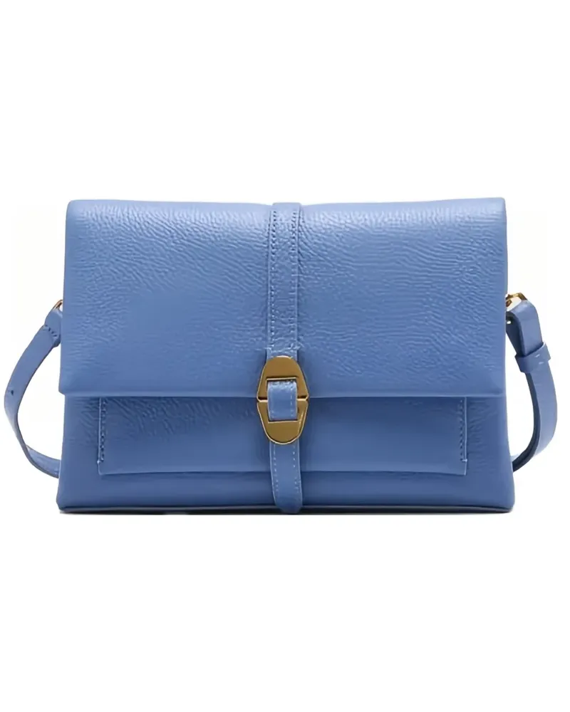 Coccinelle Schultertasche mit Schnallenverschluss - Blau Blau