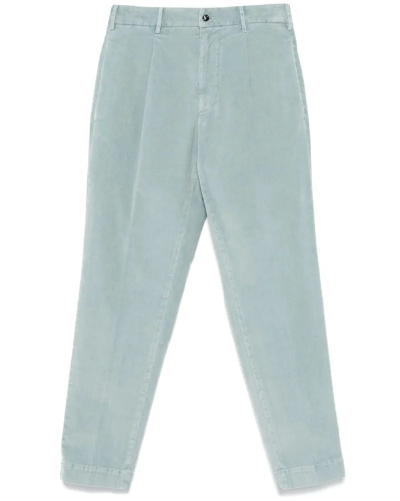 Dell'oglio Tapered-Hose aus Cord - Blau Blau