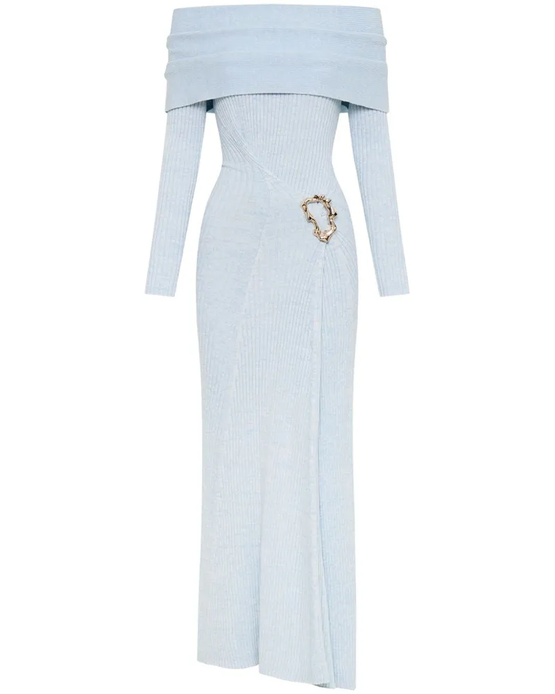 Anna Quan Phoebe Midikleid - Blau Blau
