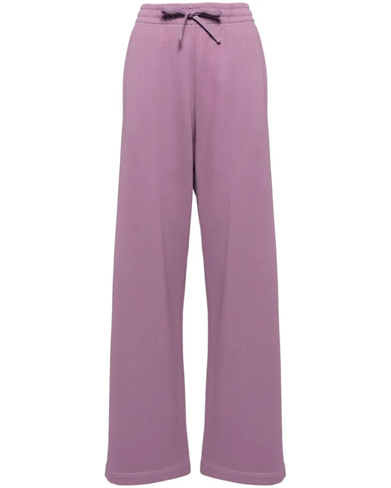 Kitsuné Hose mit Logo-Patch - Violett Violett