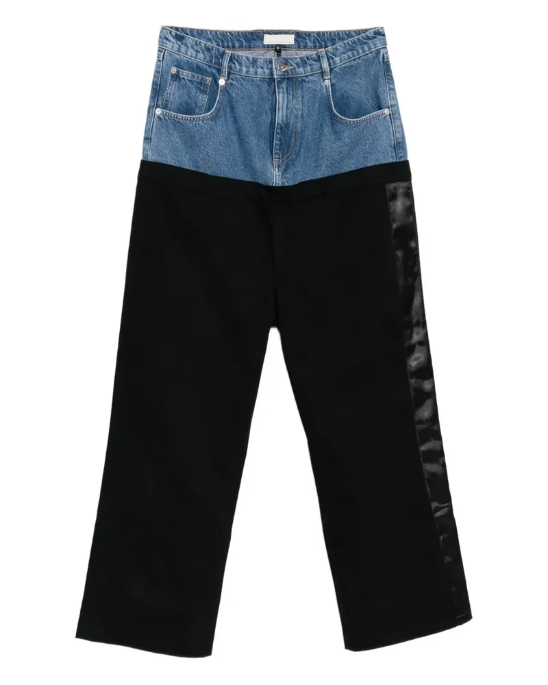 ROMEO HUNTE Sag trousers - Schwarz Schwarz