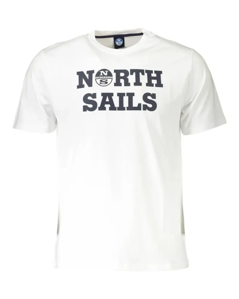 North Sails logo-print T-shirt - Weiß Weiß