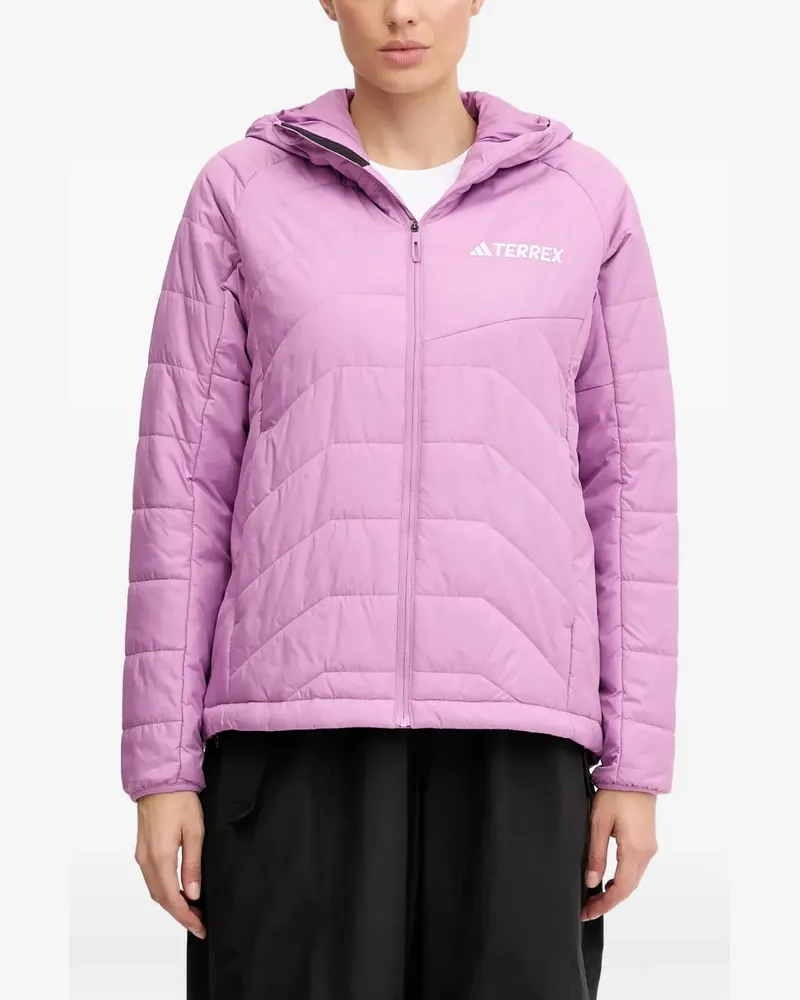 adidas quilted hooded jacket - Rosa Rosa