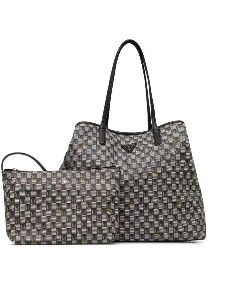 Guess Große Vikky Tote Bag - Schwarz Schwarz