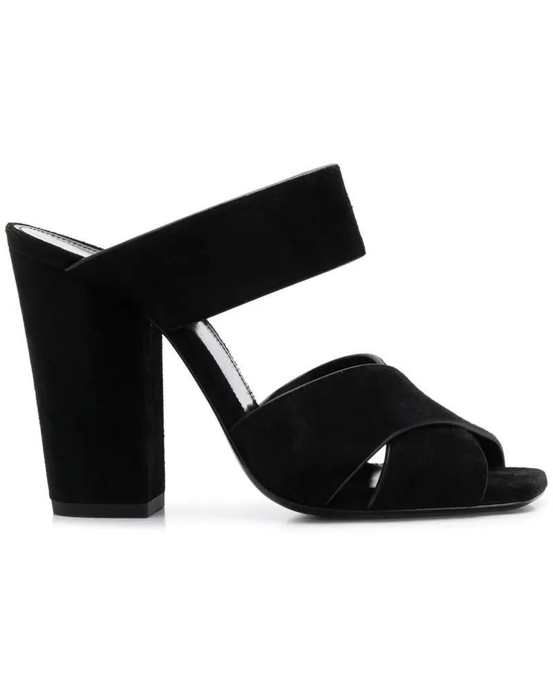 Saint Laurent Oak' Mules - Schwarz Schwarz