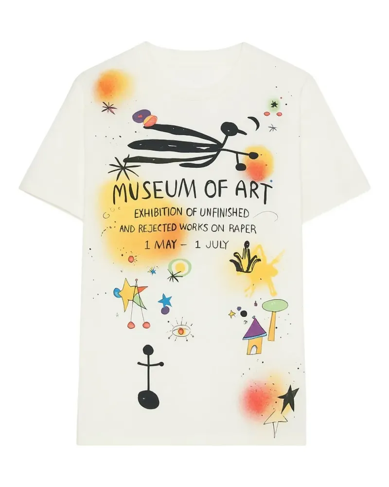 Mother The Rowdy T-Shirt - Weiß Weiß