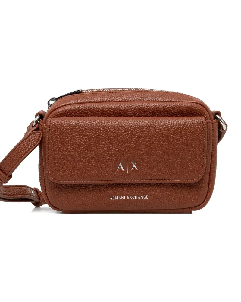 Armani Exchange logo-detail cross body bag - Braun Braun