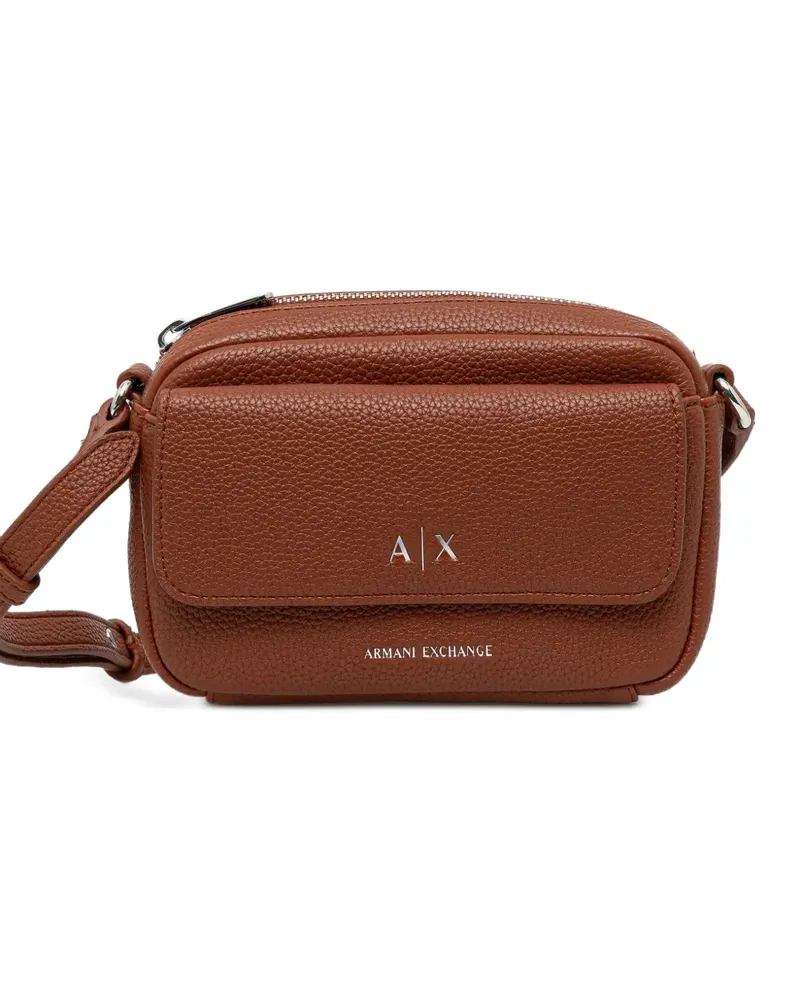 Armani Exchange logo-detail cross body bag - Braun Braun