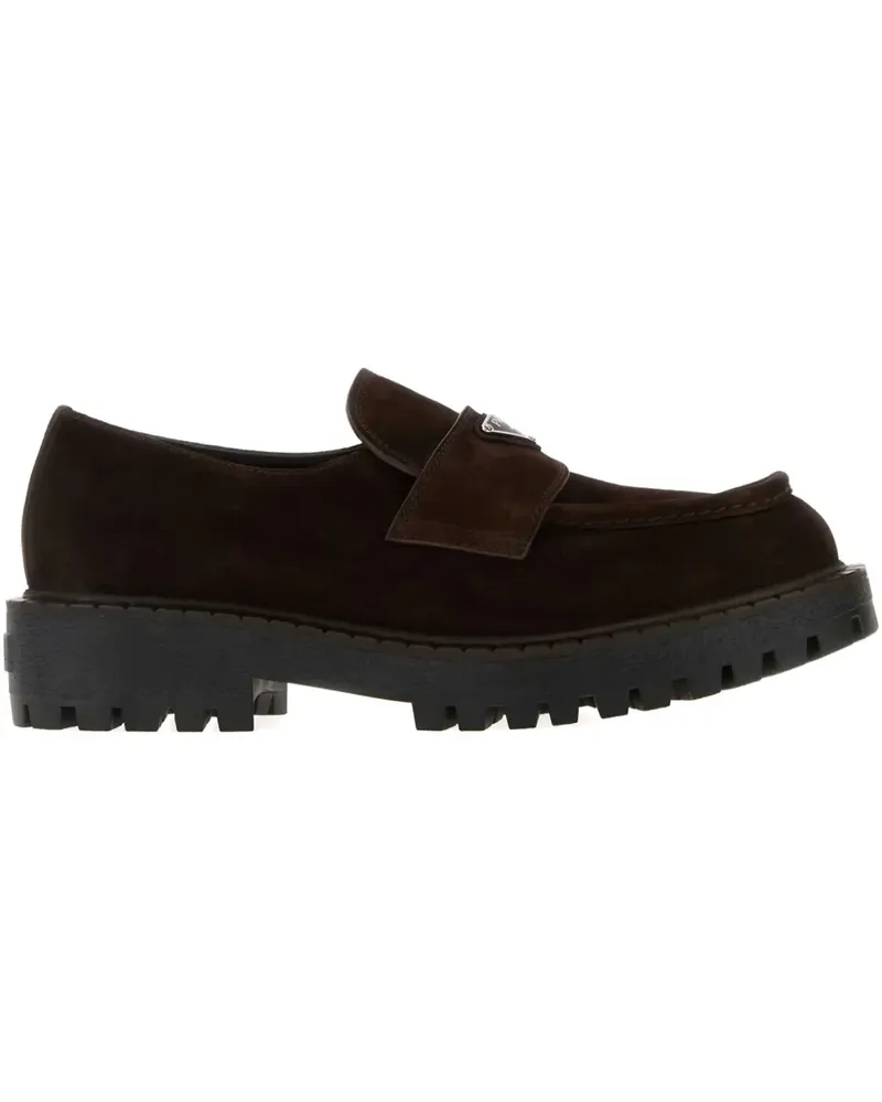 Prada leather loafers - Braun Braun