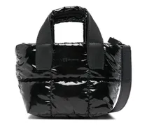 Gesteppte Mini-Tasche - Schwarz