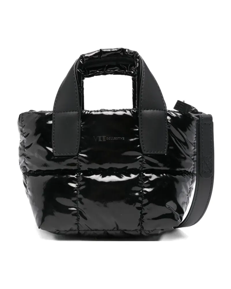 VeeCollective Gesteppte Mini-Tasche - Schwarz Schwarz