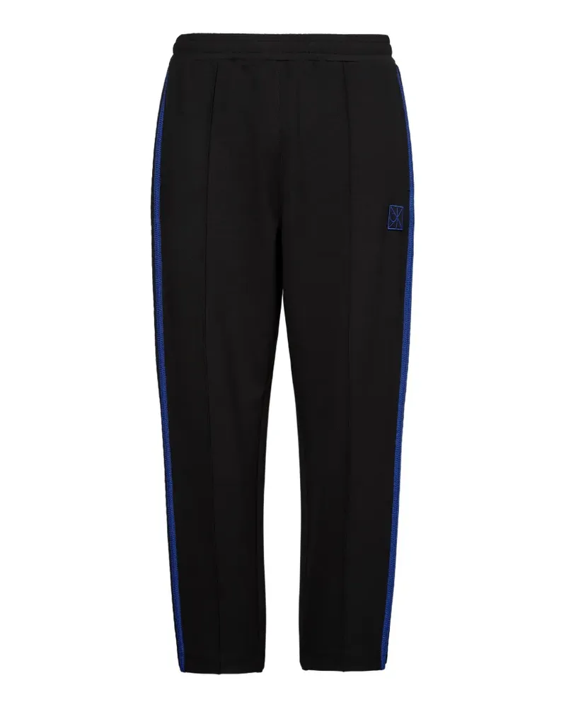 Calvin Klein logo-embroidered track pants - Schwarz Schwarz