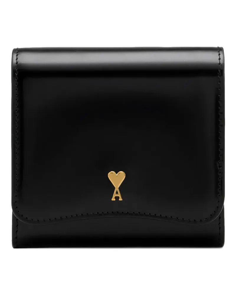 AMI Paris Paris Paris Portemonnaie - Schwarz Schwarz
