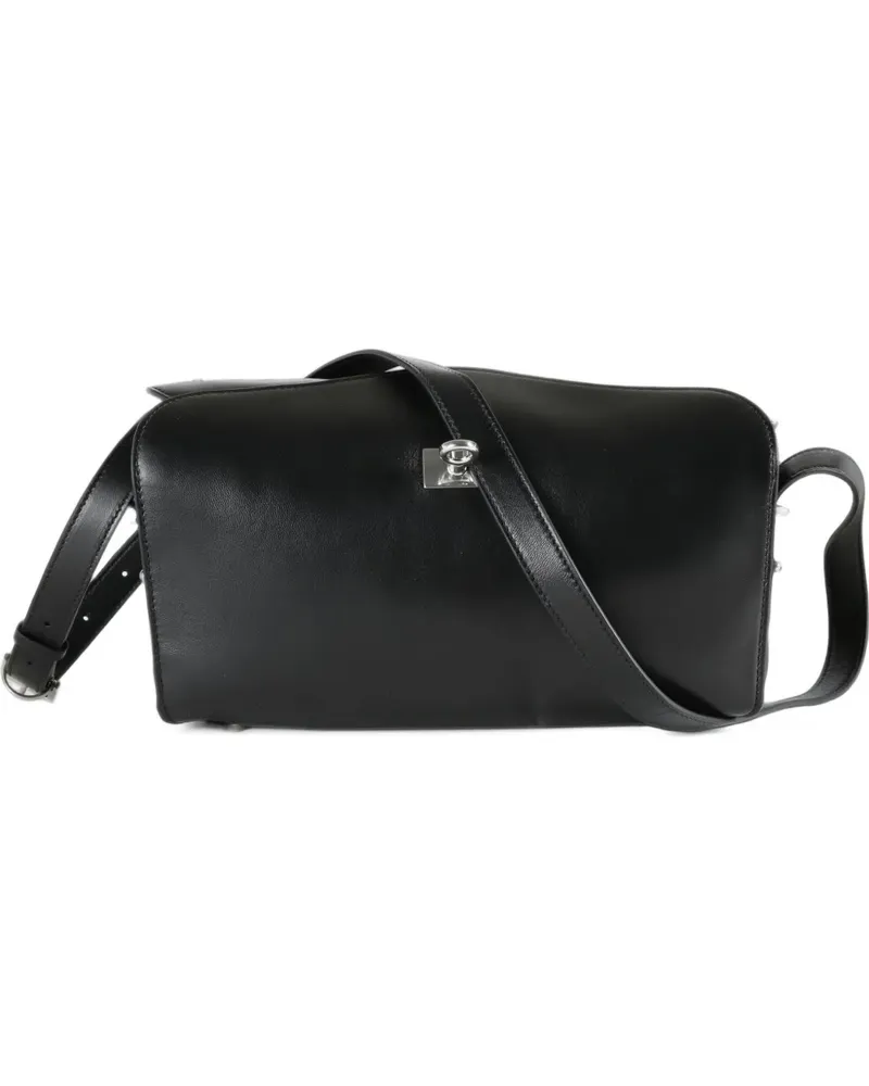 Balenciaga Le 7 shoulder bag medium in black - Schwarz Schwarz