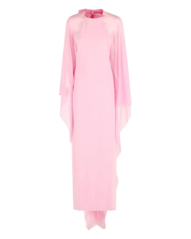Alberta Ferretti round-neck maxi dress - Rosa Rosa