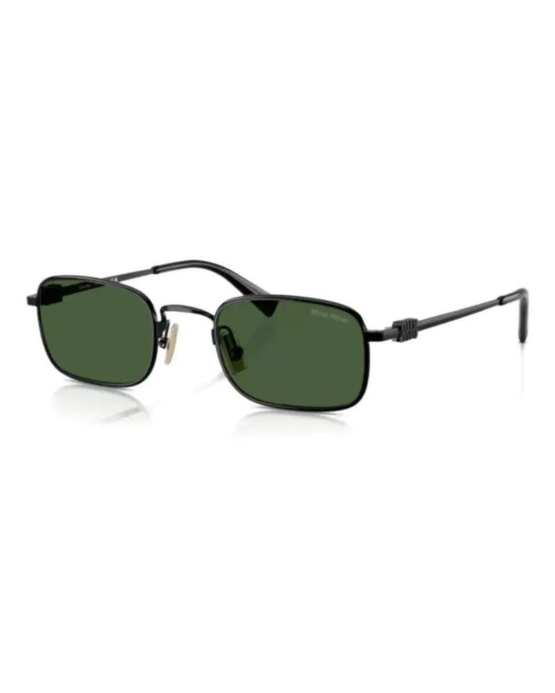 Miu Miu rectangle-frame sunglasses - Schwarz Schwarz