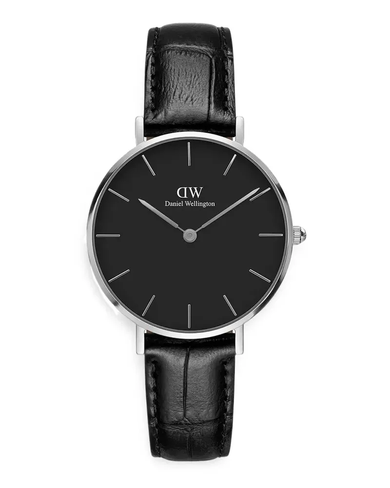 Daniel Wellington Petite Reading Armbanduhr 32mm - Schwarz Schwarz