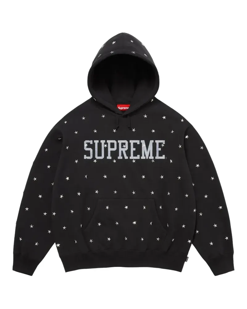Supreme Being studded hoodie - Schwarz Schwarz