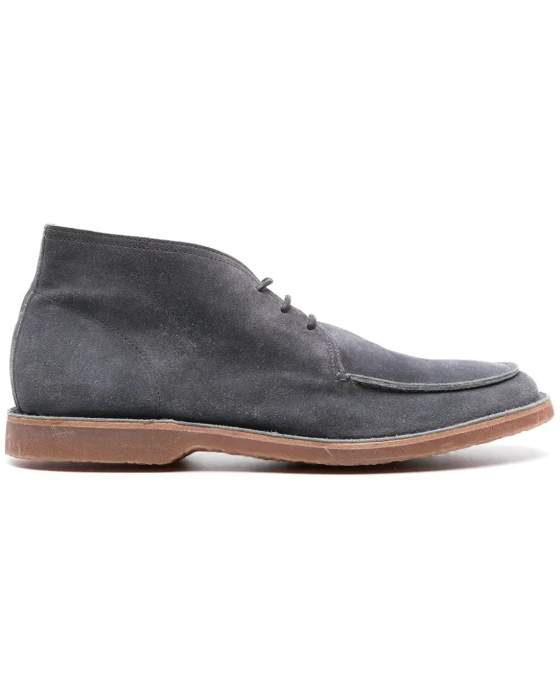 Officine Creative Italia Kent 002 Stiefel aus Wildleder - Blau Blau