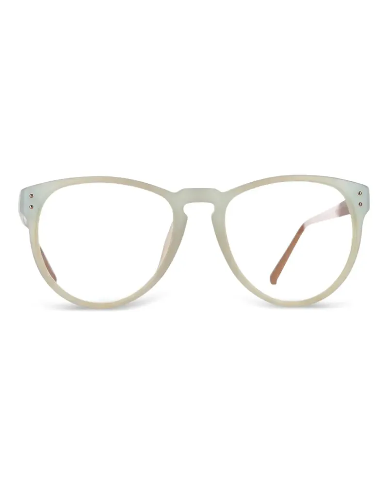 Linda Farrow Brille mit ovalem Gestell - Grün Grün