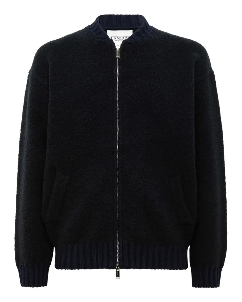 Laneus Cardigan mit Reißverschluss - Blau Blau