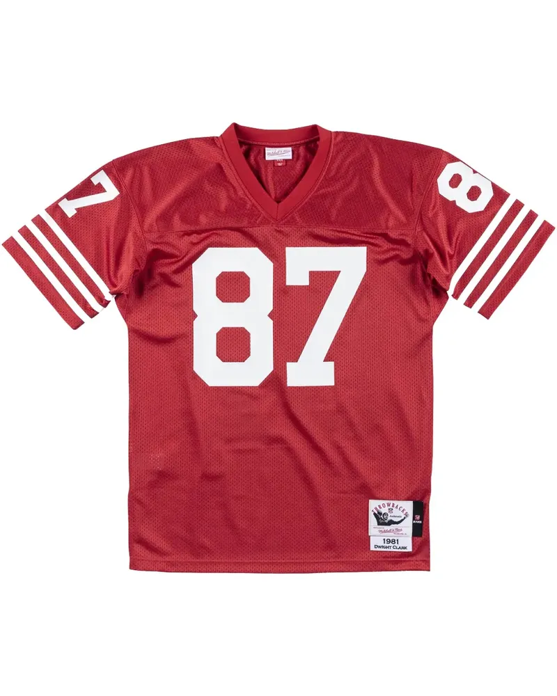 Mitchell & Ness 1981 Dwight Clark Authentic "San Francisco 49ers" Trikot - Rot Rot
