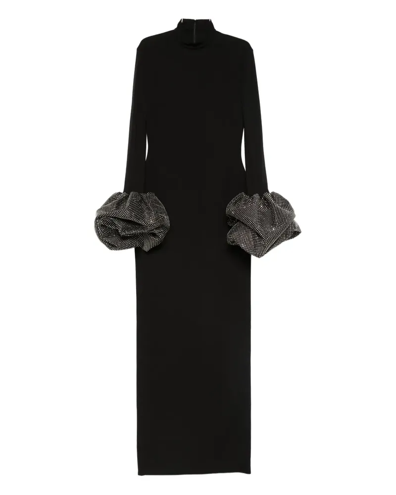 Solace London Viviana high-neck maxi dress - Schwarz Schwarz