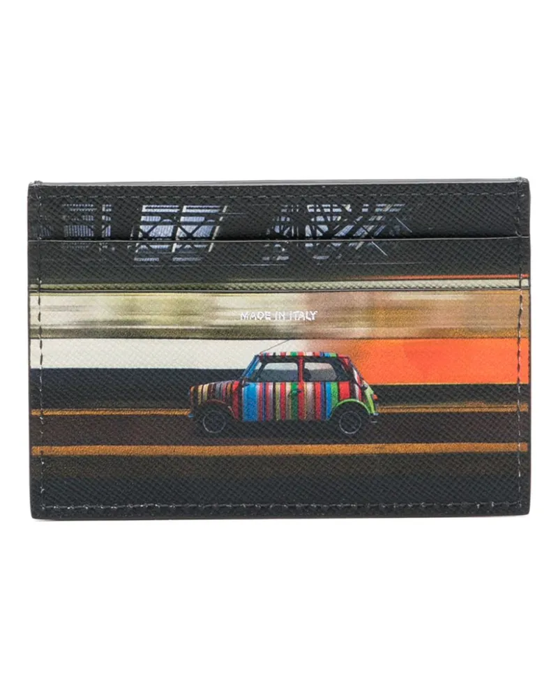 Paul Smith Commuter Kartenetui mit Mini-Print - Schwarz Schwarz