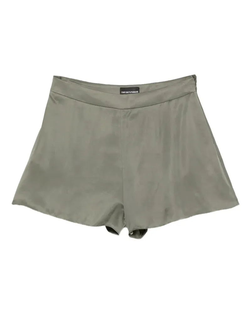 Emporio Armani Shorts mit hohem Bund - Grün Grün