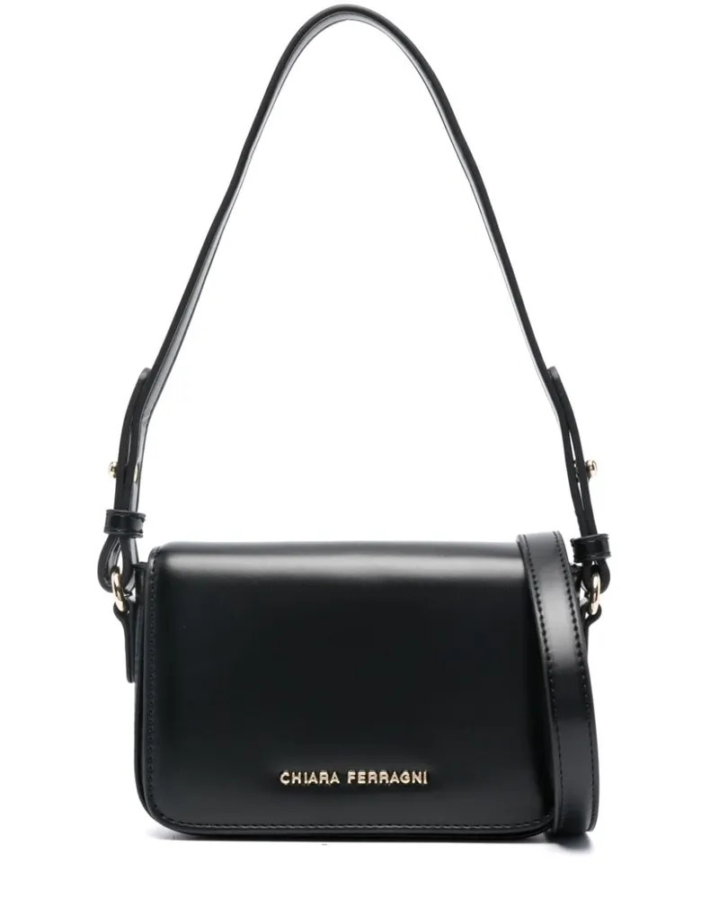 Chiara Ferragni Schultertasche in Kuvertform Schwarz