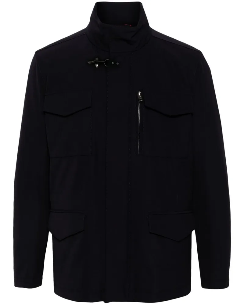 Fay Jacke im Utility-Look - Blau Blau