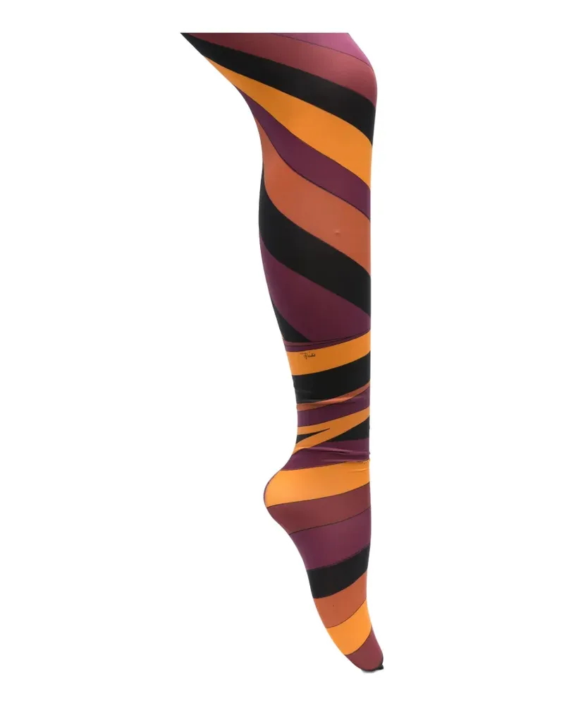 Emilio Pucci Iride-print tights - Violett Violett