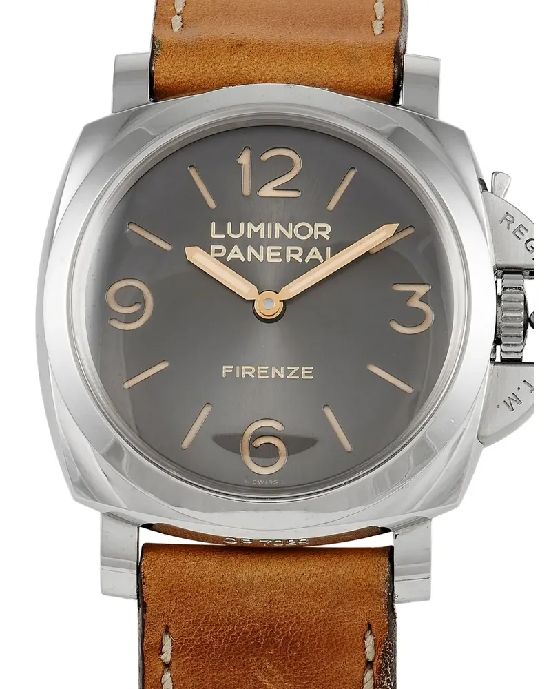 OFFICINE PANERAI Pre-owned 2015 Luminor 1950 3 Days Firenze 47mm - Grau Grau