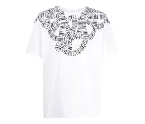 T-Shirt mit Snake Wings-Print