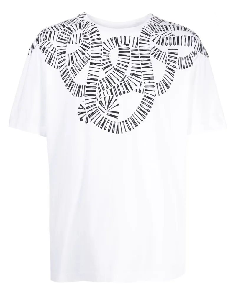 Marcelo Burlon | County of Milan T-Shirt mit Snake Wings-Print Weiß