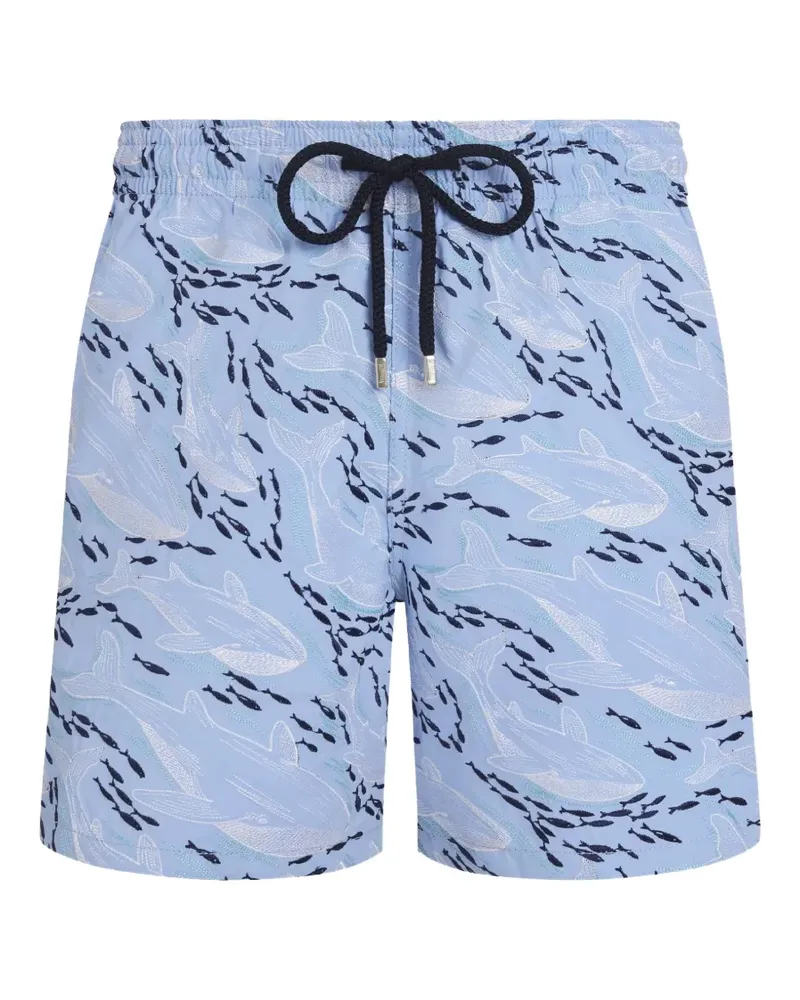 Vilebrequin embroidered swim shorts - Blau Blau