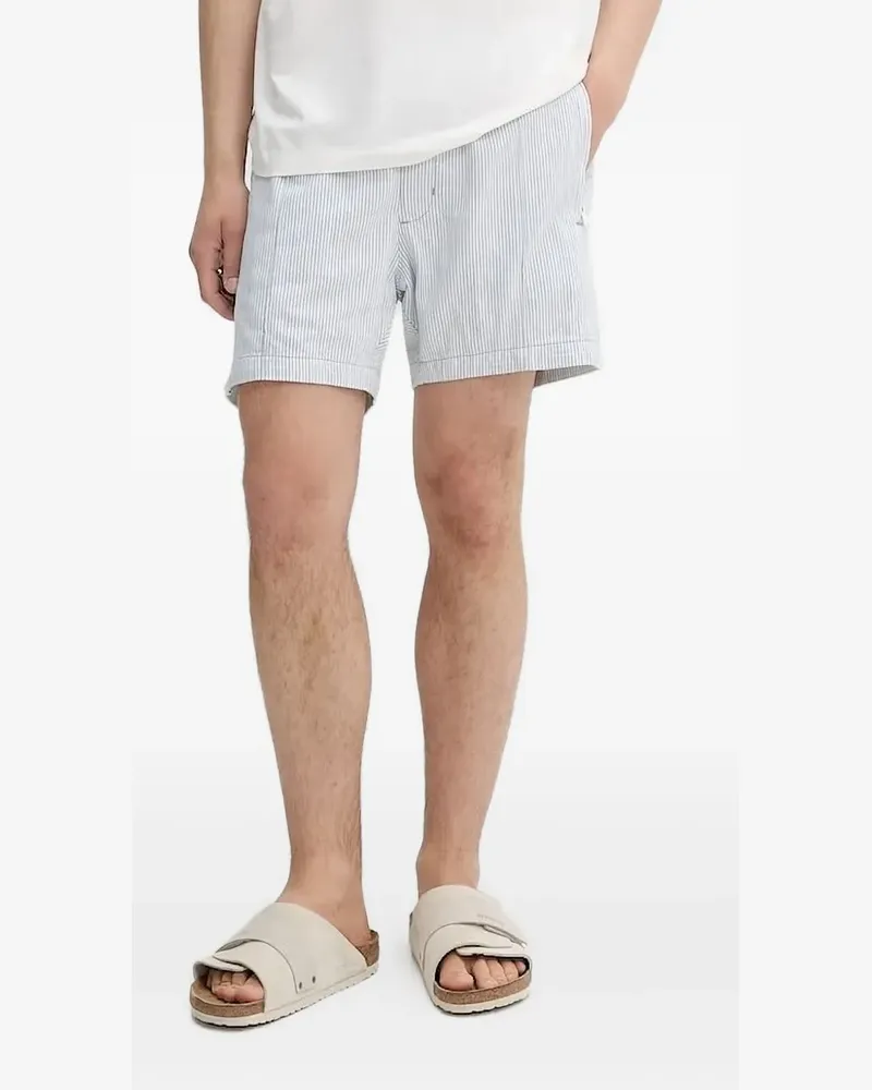 HUGO BOSS Gestreifte Shorts - Blau Blau