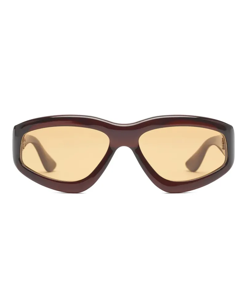 Port Tanger Geometrische Sonnenbrille - Braun Braun