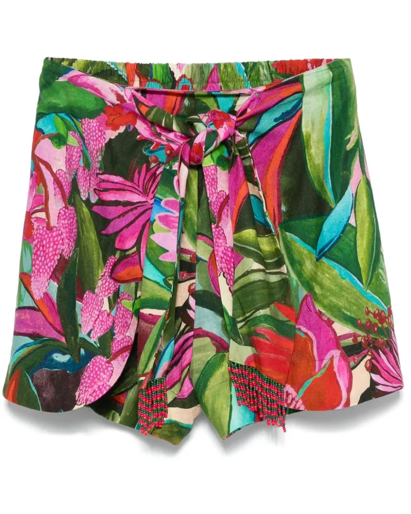 FARM Rio Jardin de Reve Shorts - Rosa Rosa