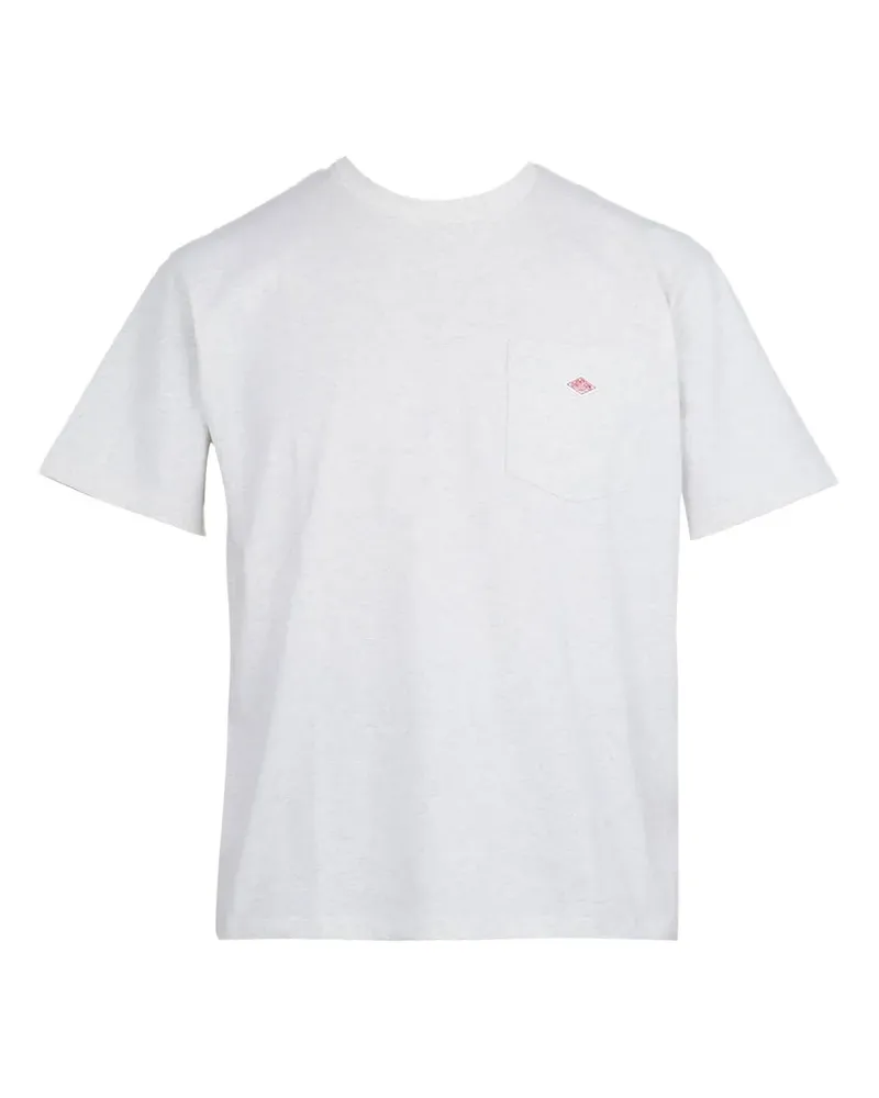 Danton T-Shirt mit Tasche - Grau Grau