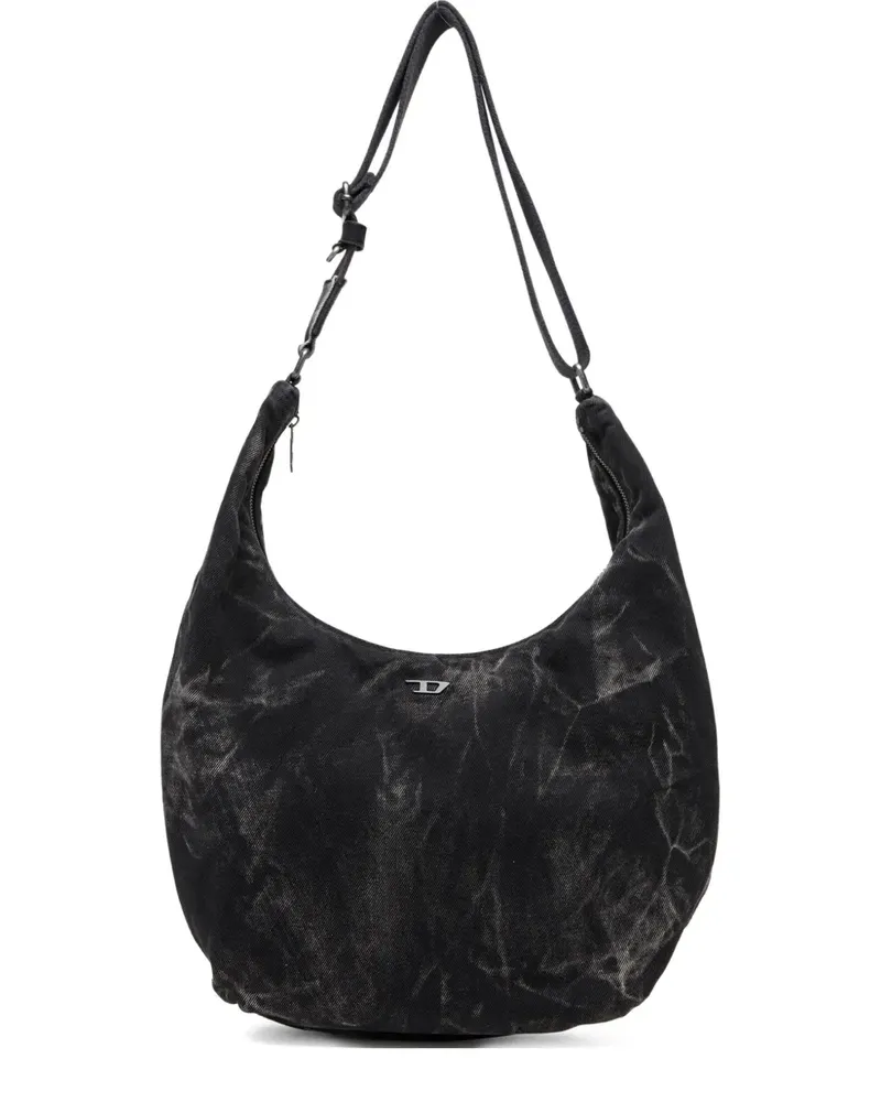Diesel Rave Schultertasche - Schwarz Schwarz